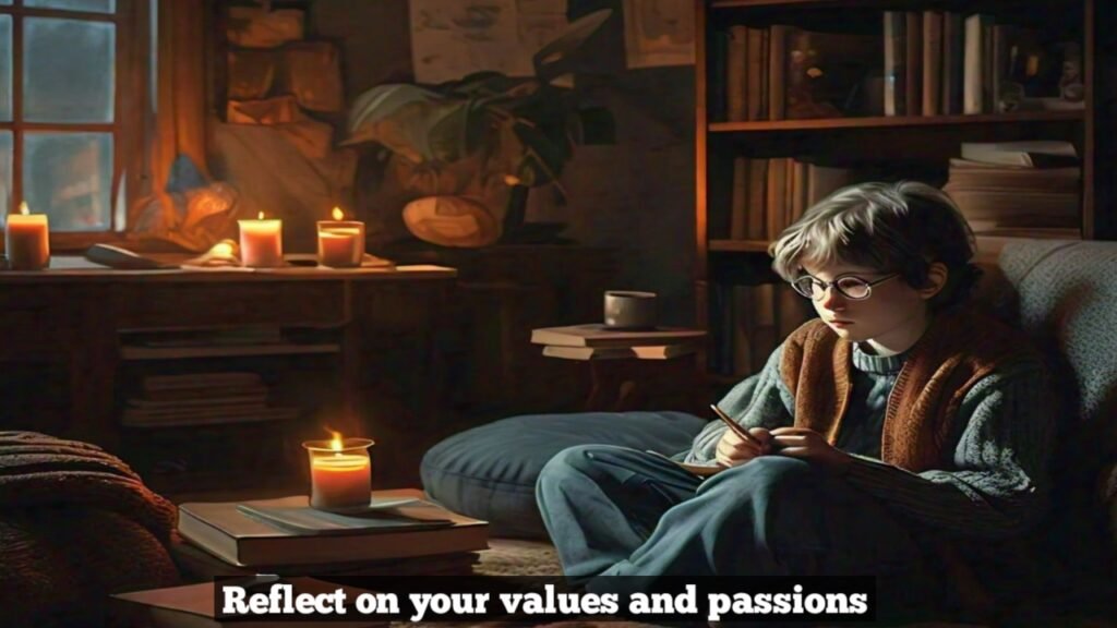 Reflect on your values and passions