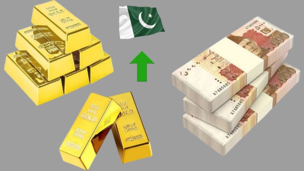 price of gold in Pakistan increased by Rs 2900 per tola