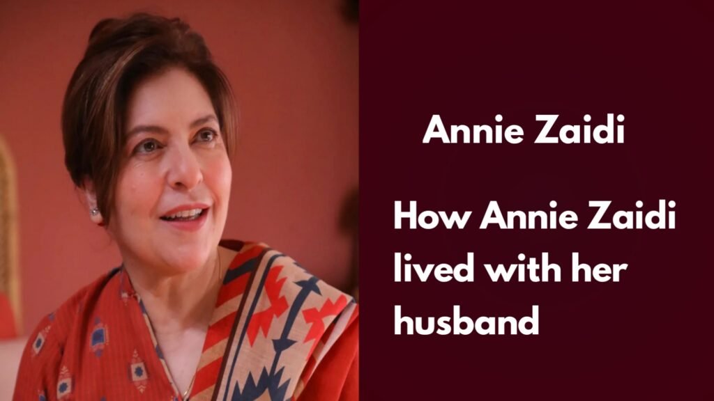 How Annie Zaidi lived with her husband