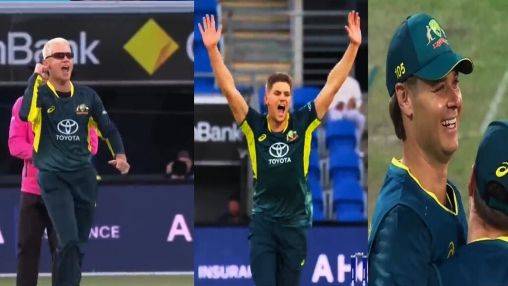 Australia's joy after Pakistan's wickets fell.