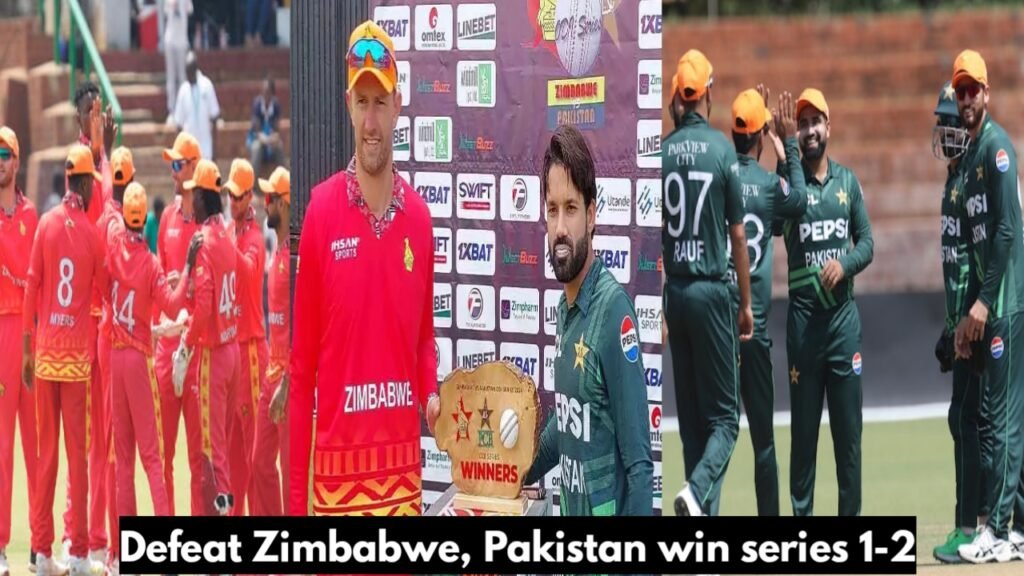 Defeat Zimbabwe, Pakistan win series 1-2.